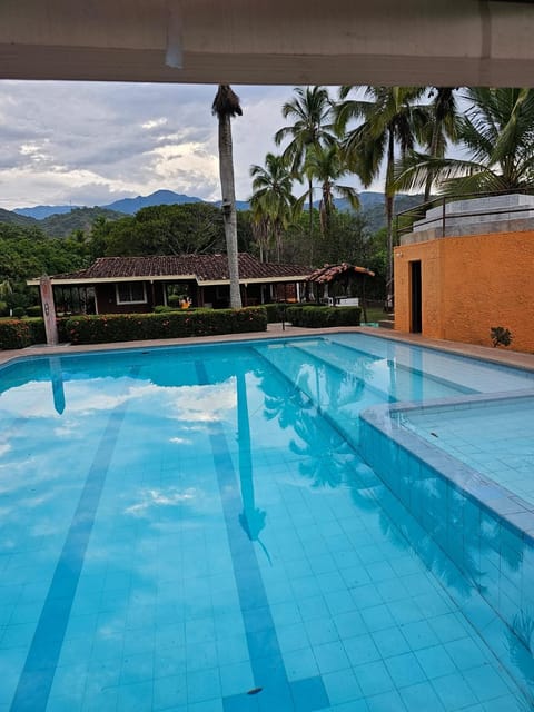Natural landscape, Mountain view, Pool view, Swimming pool