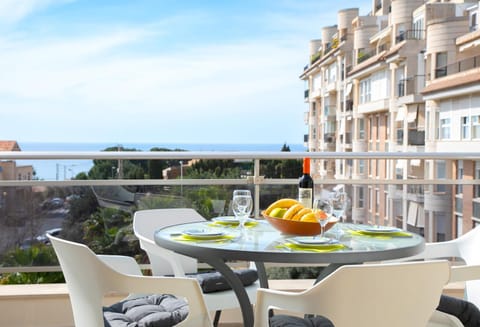 View (from property/room), Balcony/Terrace, Sea view