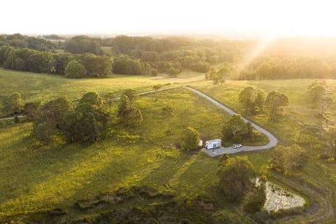 Natural landscape, Bird's eye view, Sunset