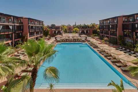 Patio, Day, Seating area, Pool view, Swimming pool, sunbed