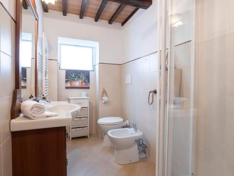 Shower, Toilet, Bathroom, bidet, towels