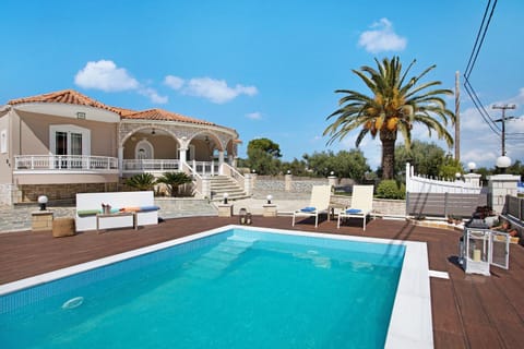 Property building, Living room, Swimming pool