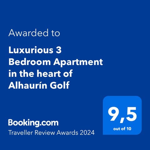 Luxurious 3 Bedroom Apartment in the heart of Alhaurín Golf Apartment in Valle del Guadalhorce