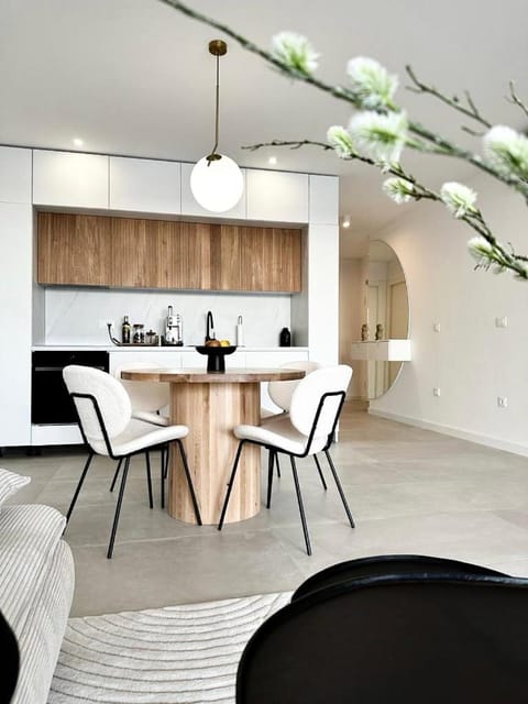 Kitchen or kitchenette, Living room, Dining area