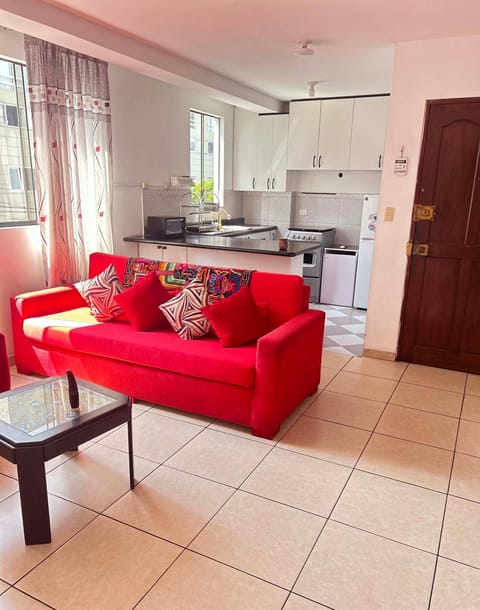 Kitchen or kitchenette, Living room