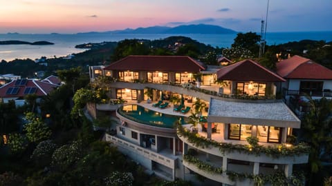 Property building, Mountain view, Sea view, Sunset