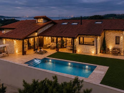 Property building, Natural landscape, Swimming pool