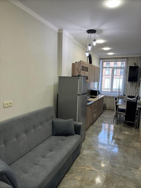 TV and multimedia, Kitchen or kitchenette, Living room, Seating area, Dining area, stove