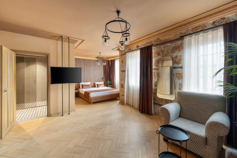 Bed, TV and multimedia, Photo of the whole room, Seating area