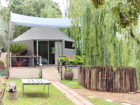 Glamping at The Well in Franschhoek Luxury tent in Franschhoek