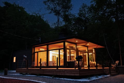 Property building, Patio, Night