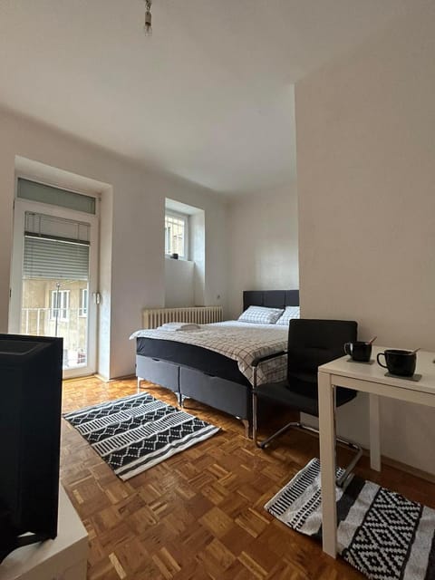 Bed, Living room, Seating area, Bedroom, hair dresser