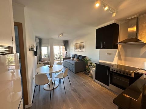 Kitchen or kitchenette, Living room, Dining area