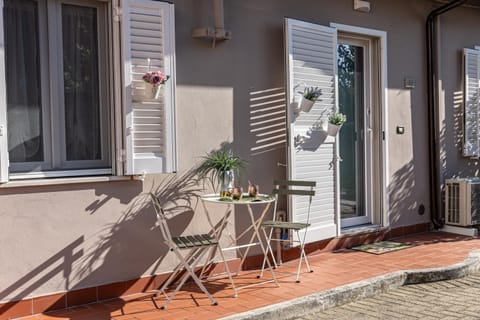 Property building, Patio