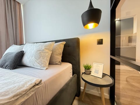 Bed, Living room, Photo of the whole room, Seating area, Bedroom