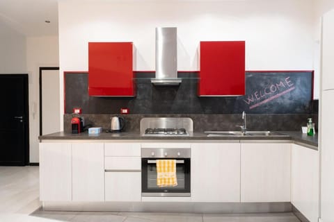 Kitchen or kitchenette, oven, stove