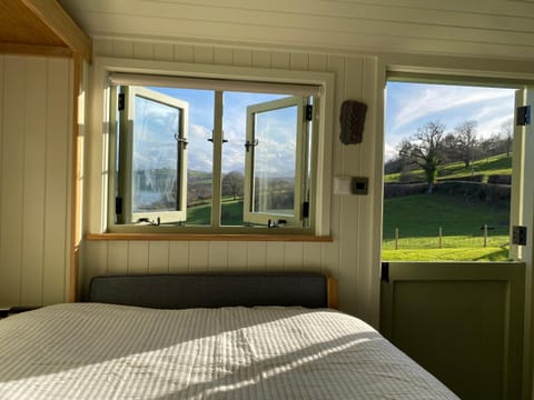 Bed, Natural landscape, Bedroom, Garden view, Mountain view
