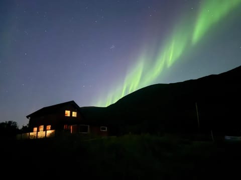 Property building, Night, Natural landscape, Mountain view