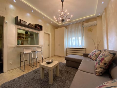 Living room, air conditioner