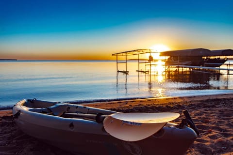 Dog Friendly Leech Lake Home w Perfect Beach Garage Boat Lift House in Leech Lake