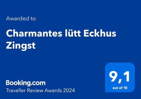 Charmantes lütt Eckhus Zingst House in Zingst