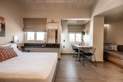 Bed, Photo of the whole room, hair dresser