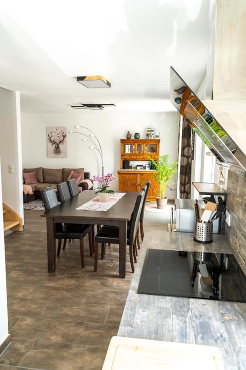 Kitchen or kitchenette, Living room, Dining area