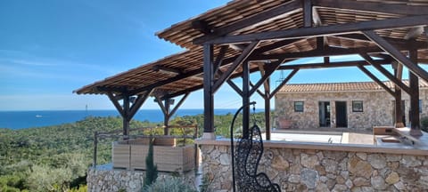 Patio, Day, Natural landscape, View (from property/room), Balcony/Terrace, Dining area, Sea view