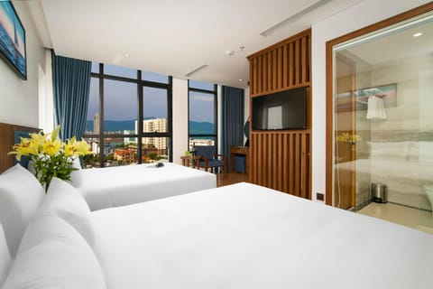 Bedroom, Sea view