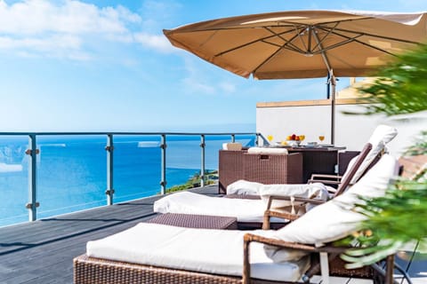 Patio, Day, View (from property/room), Sea view, sunbed