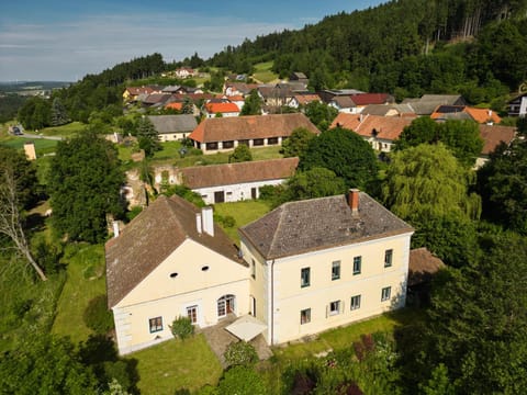 Property building, Natural landscape, Bird's eye view