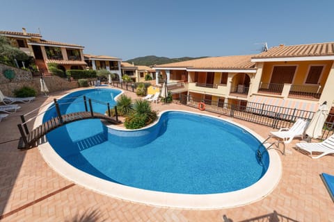 Property building, Living room, Swimming pool