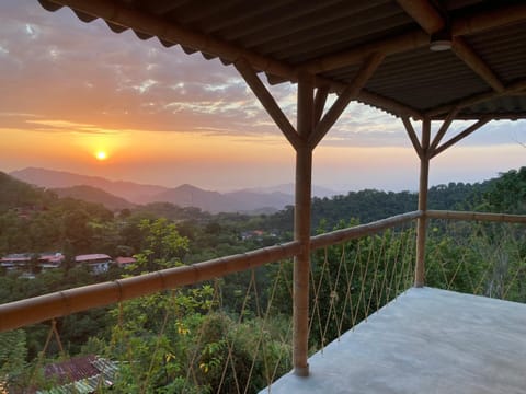 Natural landscape, View (from property/room), Balcony/Terrace, Sunset