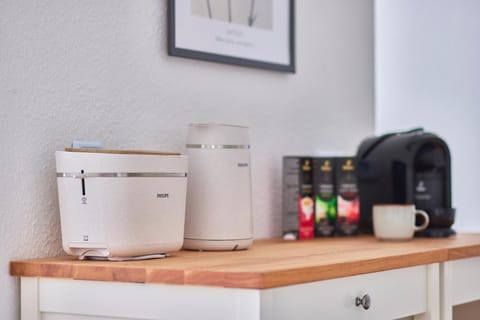 Coffee/tea facilities, Kitchen or kitchenette, toaster