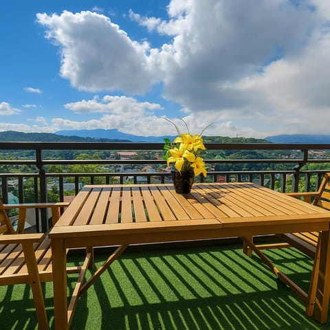 Natural landscape, Balcony/Terrace, Mountain view