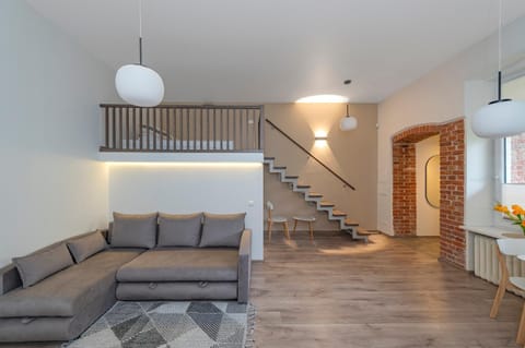 Bed, Living room, Seating area