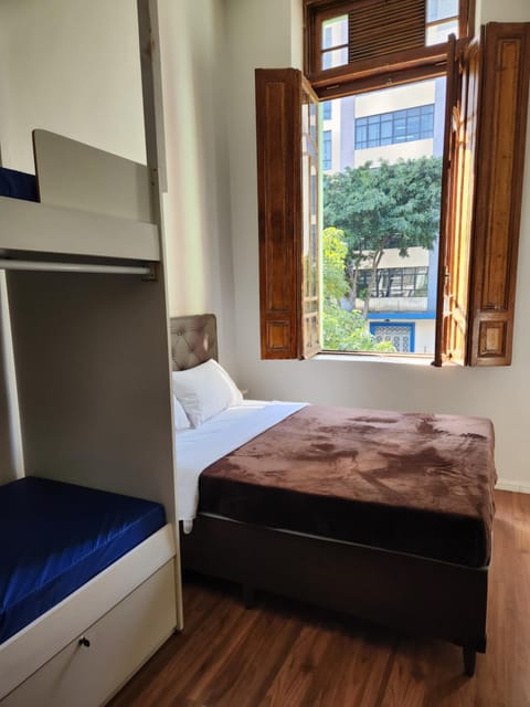 Bed, View (from property/room), Street view, bunk bed