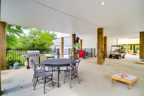 Waveland Vacation Rental with Private Heated Pool House in Waveland