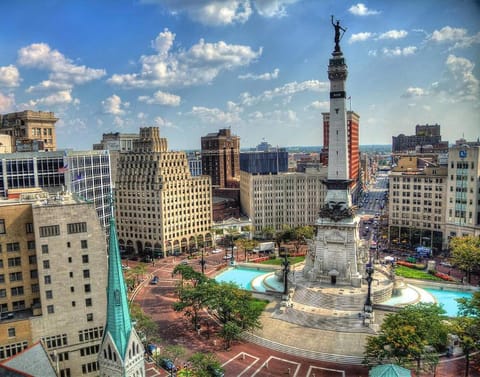 Nearby landmark, Day, Bird's eye view, City view