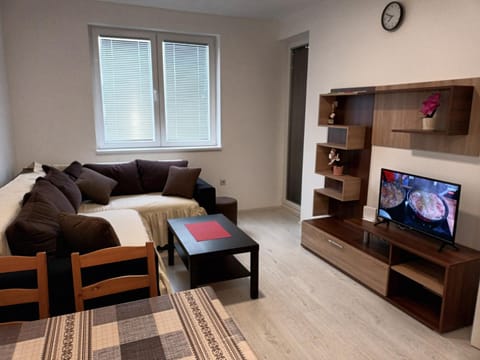 Bed, TV and multimedia, Living room, Seating area