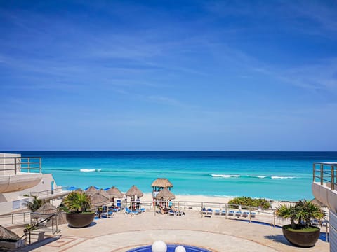 Nearby landmark, Day, Natural landscape, Beach, Sea view, Swimming pool, sunbed