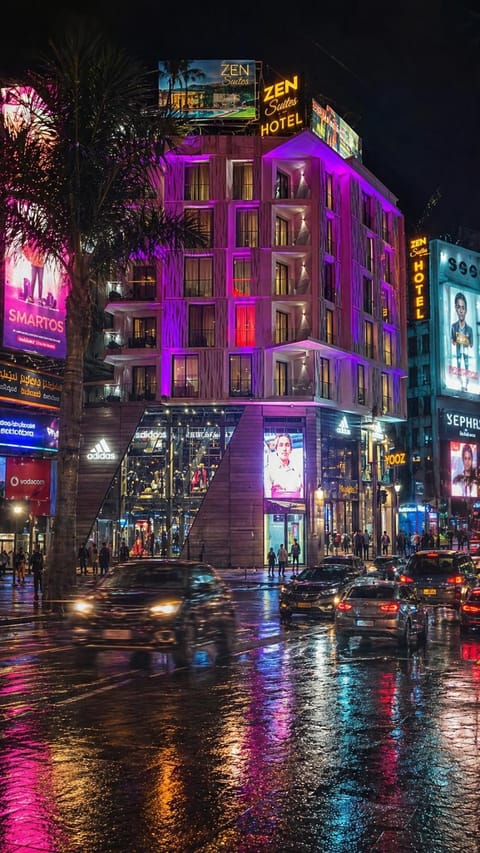 Property building, Night, Neighbourhood, City view, Street view