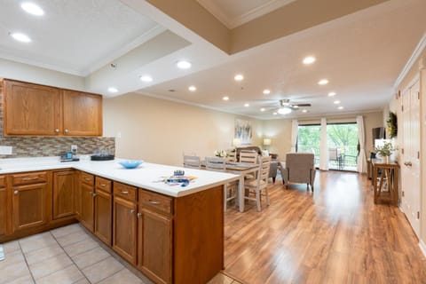 Kitchen or kitchenette, Living room