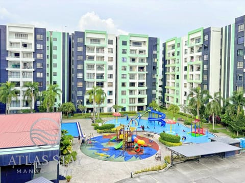 Property building, Communal lounge/ TV room, Day, Natural landscape, Children play ground, Evening entertainment, Pool view, Swimming pool