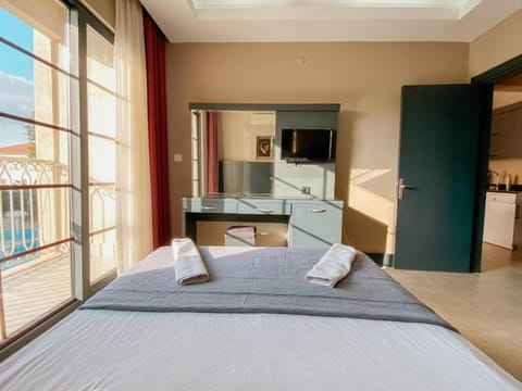 Communal lounge/ TV room, Bed, TV and multimedia, Photo of the whole room, hair dresser