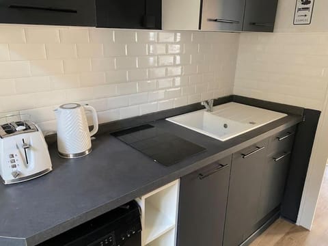 Kitchen or kitchenette, dishwasher