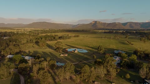 Property building, Bird's eye view, Mountain view
