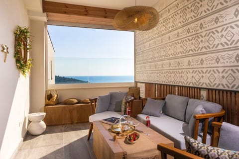 Natural landscape, Seating area, Sea view