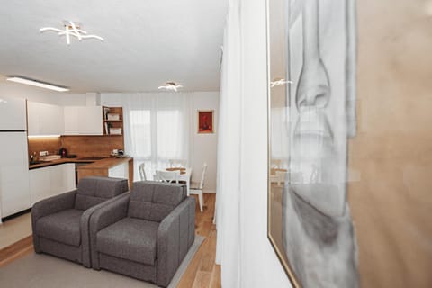 Living room, Seating area, Dining area