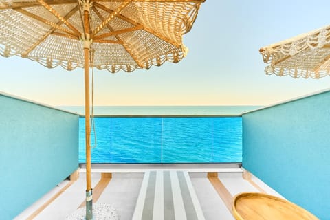 Natural landscape, Beach, Pool view, Sea view, sunbed